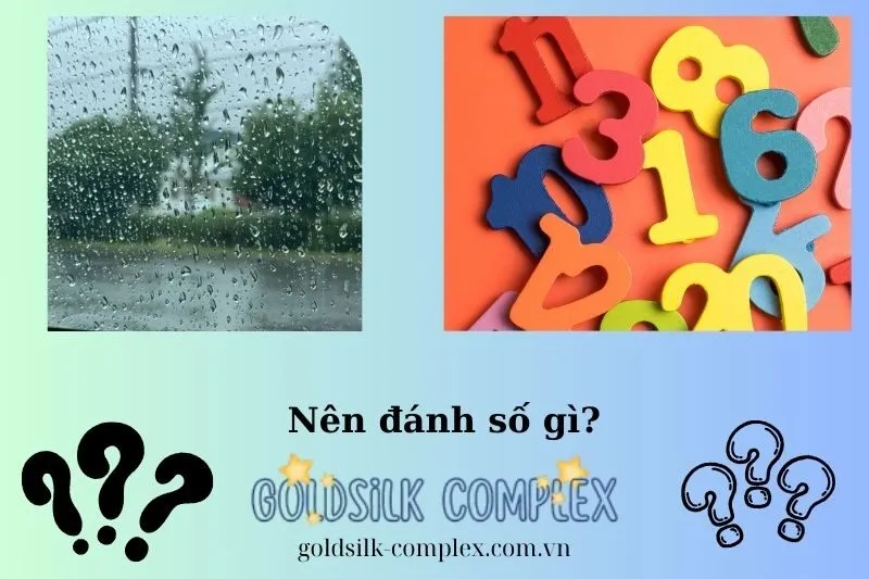 Các con số may mắn liên quan đến giấc mơ thấy mưa