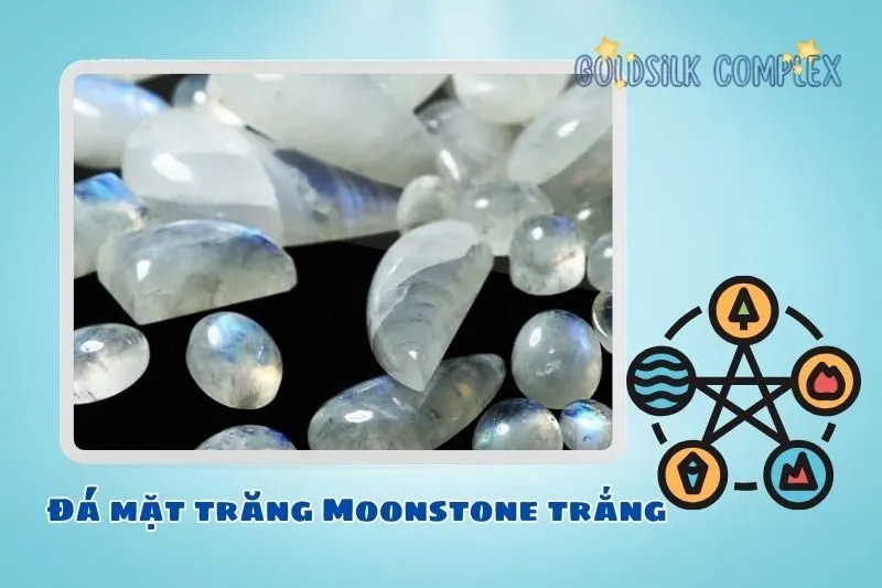Cách sử dụng và bảo quản đá mặt trăng Moonstone trắng