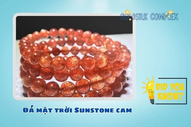 Đá mặt trời Sunstone cam là gì? Nguồn gốc và đặc điểm nổi bật