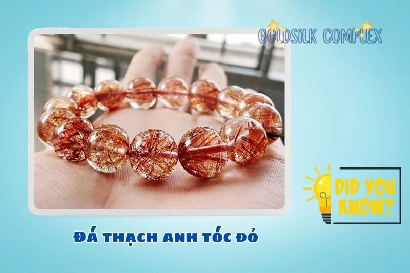 Đá thạch anh tóc đỏ là gì? Có gì đặc biệt?