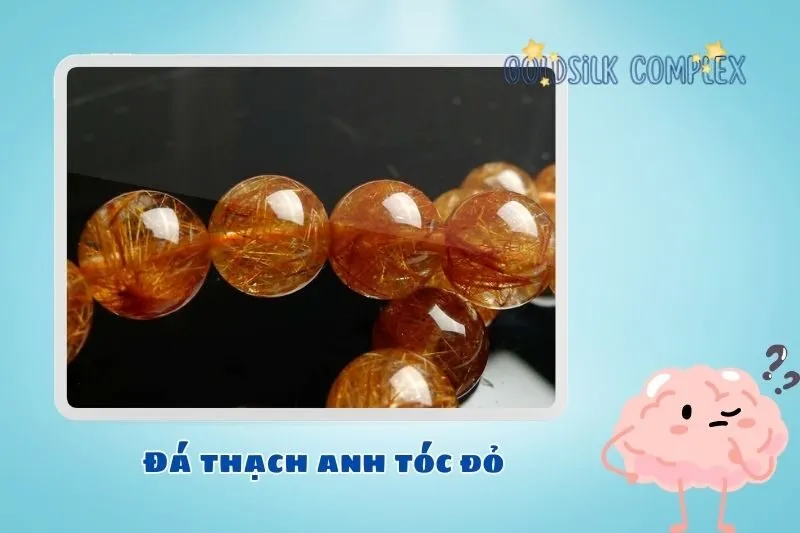 Công dụng nổi bật của đá thạch anh tóc đỏ với sức khỏe
